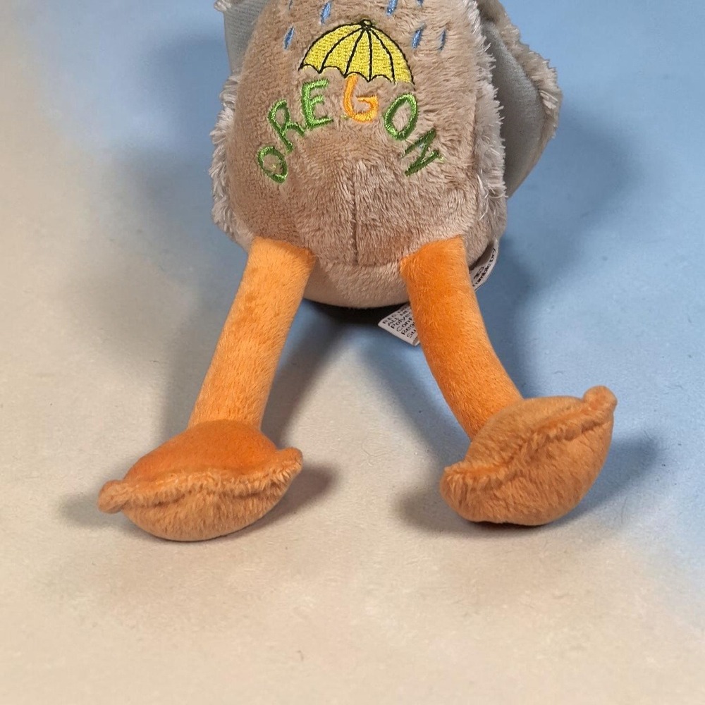 Souvies Oregon Mallard Duck Plush 2010 RGU Group Souvenir Toy Green Head Orange - Picture 3 of 10